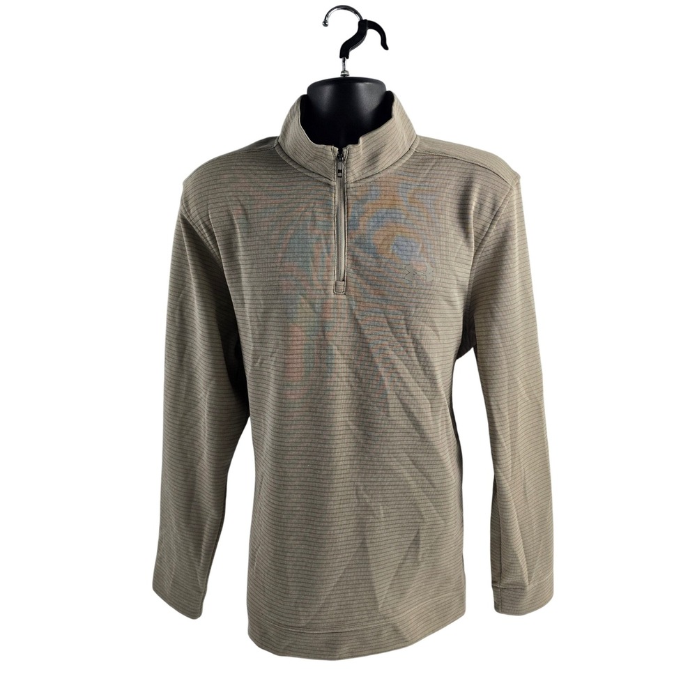 Under Armour Men's Tan Zip Up Sweater